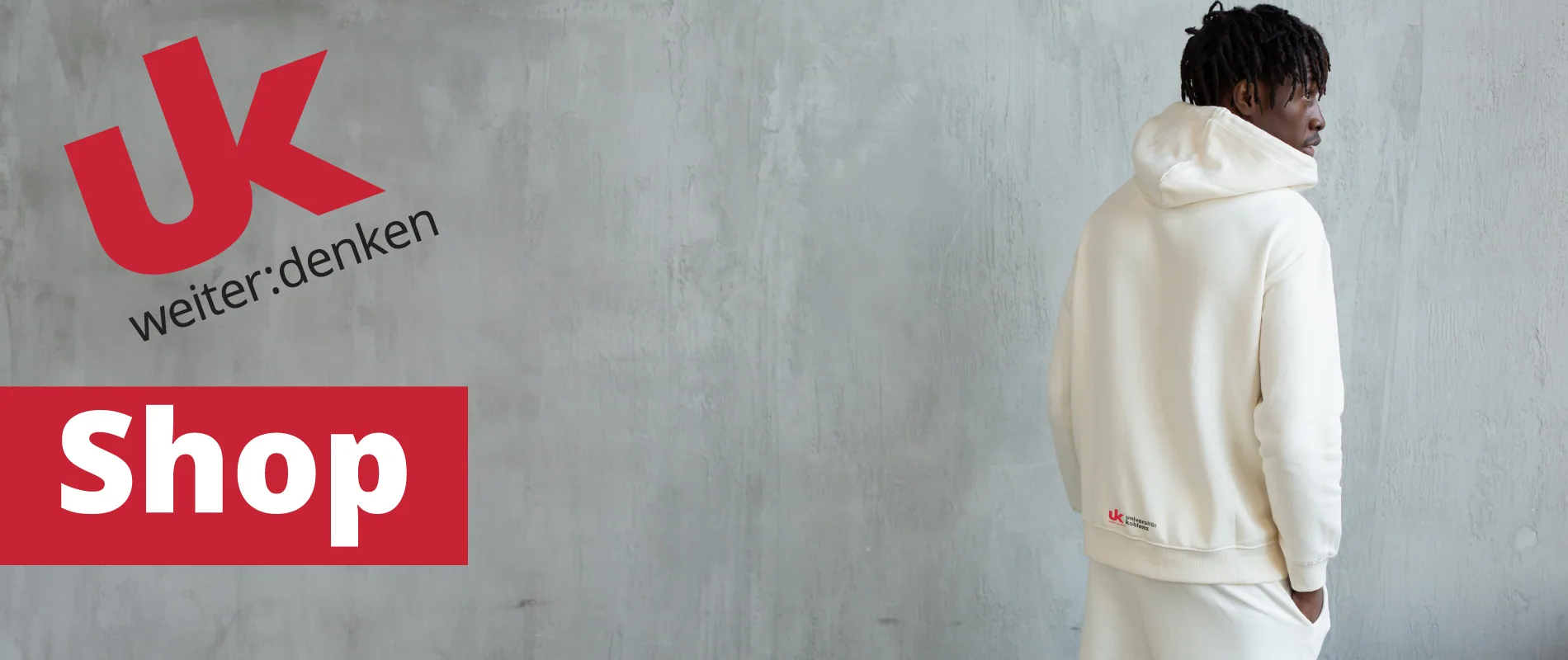 Offizieller Webshop der Universität Koblenz mit Kleidung, Accessoires und Schreibwaren.