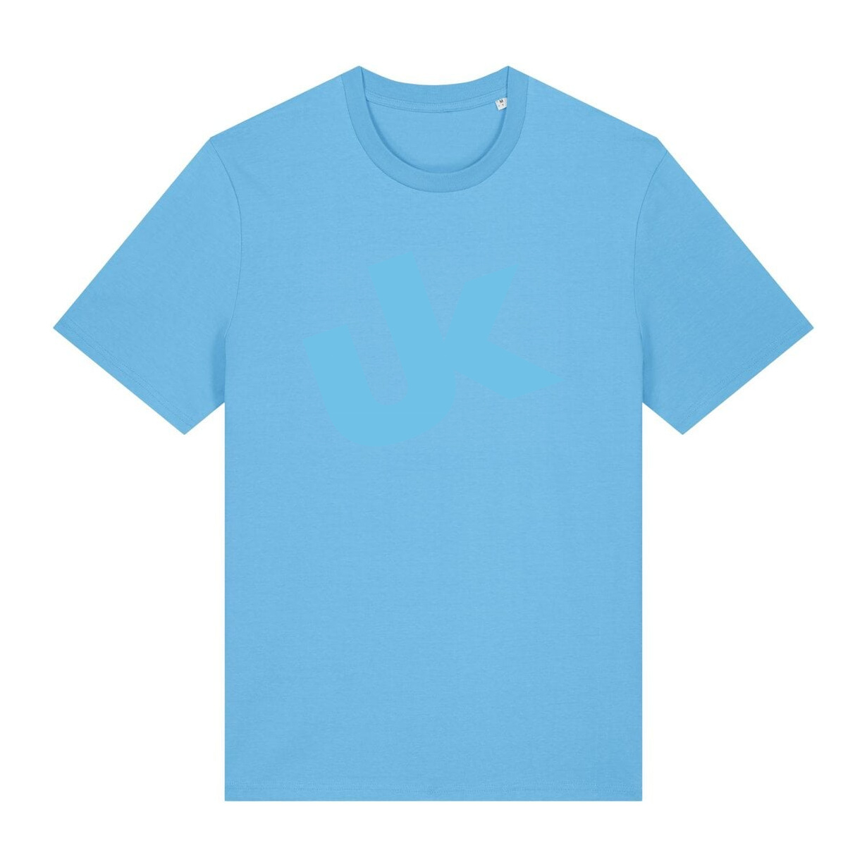 T-Shirt Ton in Ton, Aqua Blue