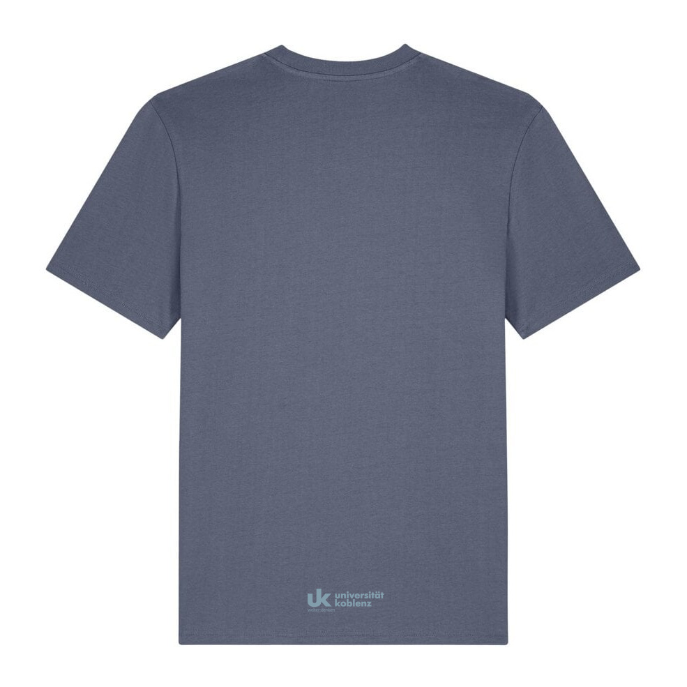 T-Shirt Ton in Ton, Blue Grey