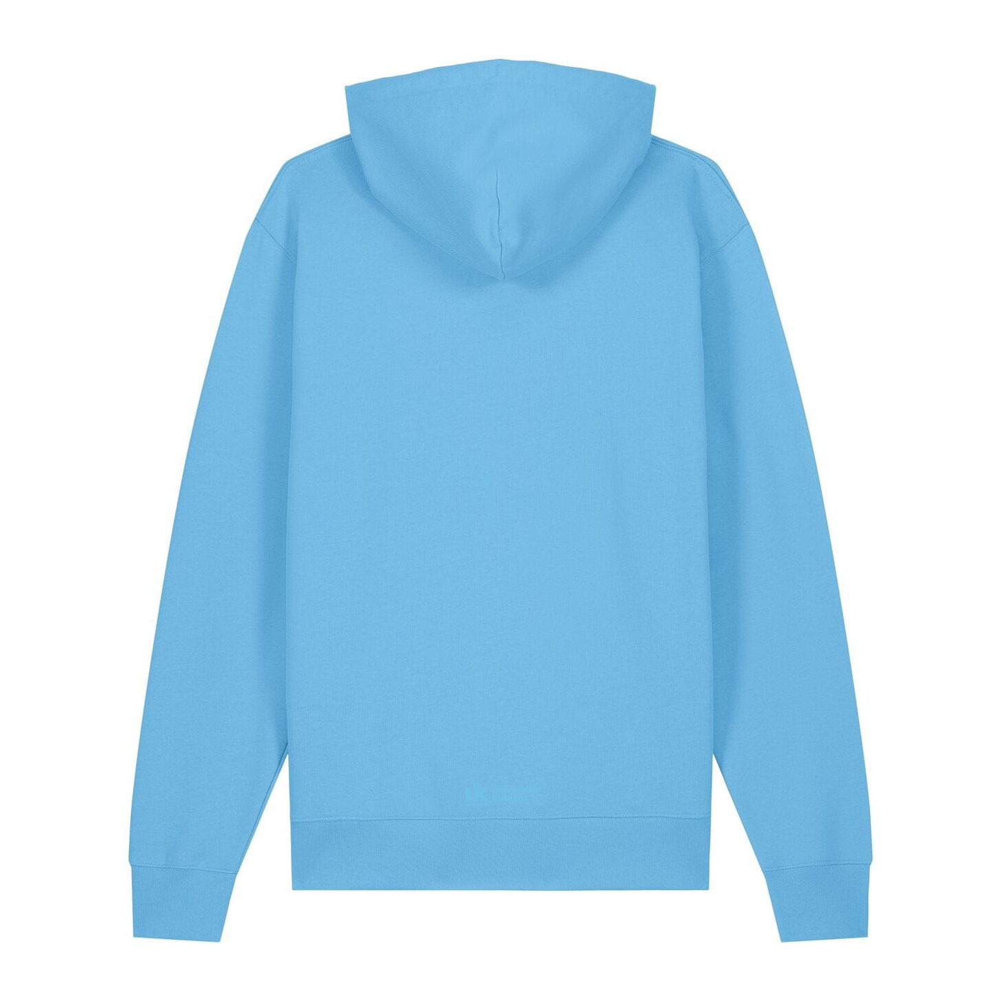Kapuzenpullover Ton in Ton, Aqua Blue