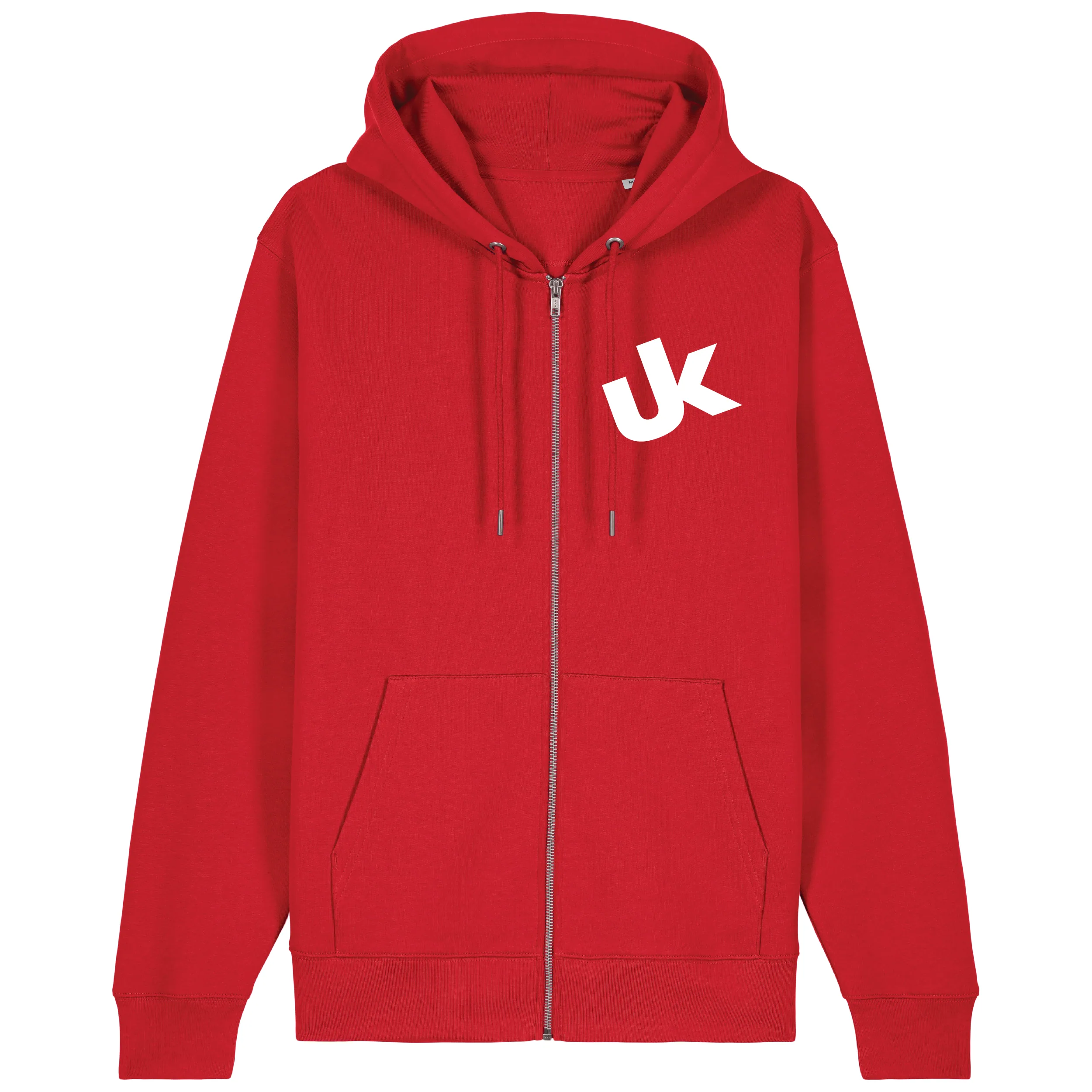 Zip-Hoodie rot