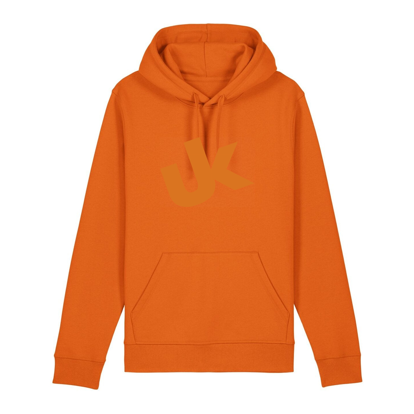 Kapuzenpullover Ton in Ton, Bright Orange