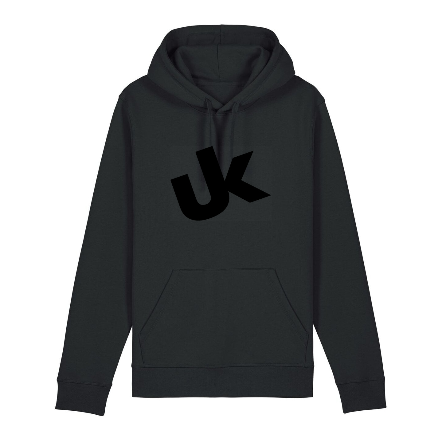 Kapuzenpullover Black in Black