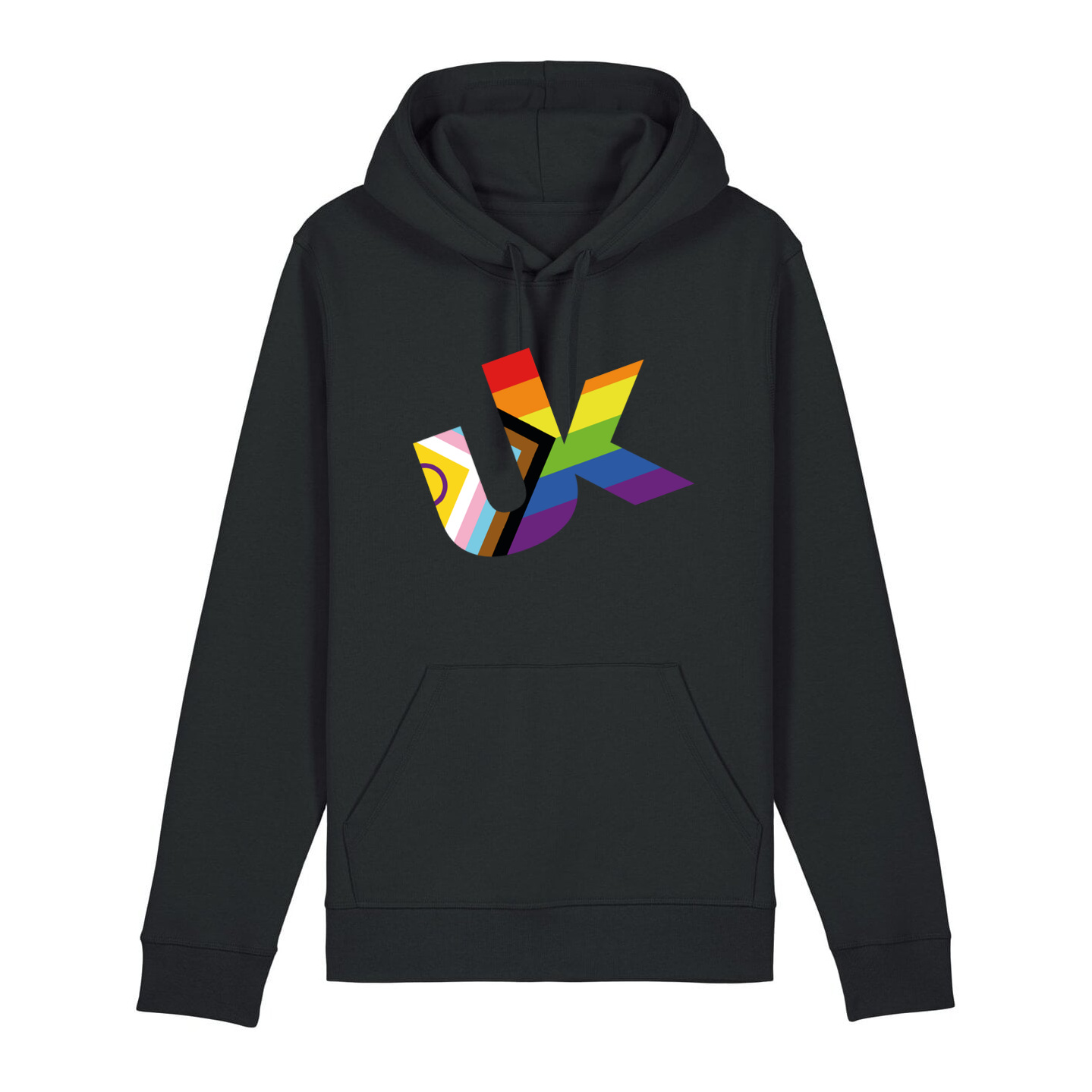 Pride Kapuzenpullover, schwarz