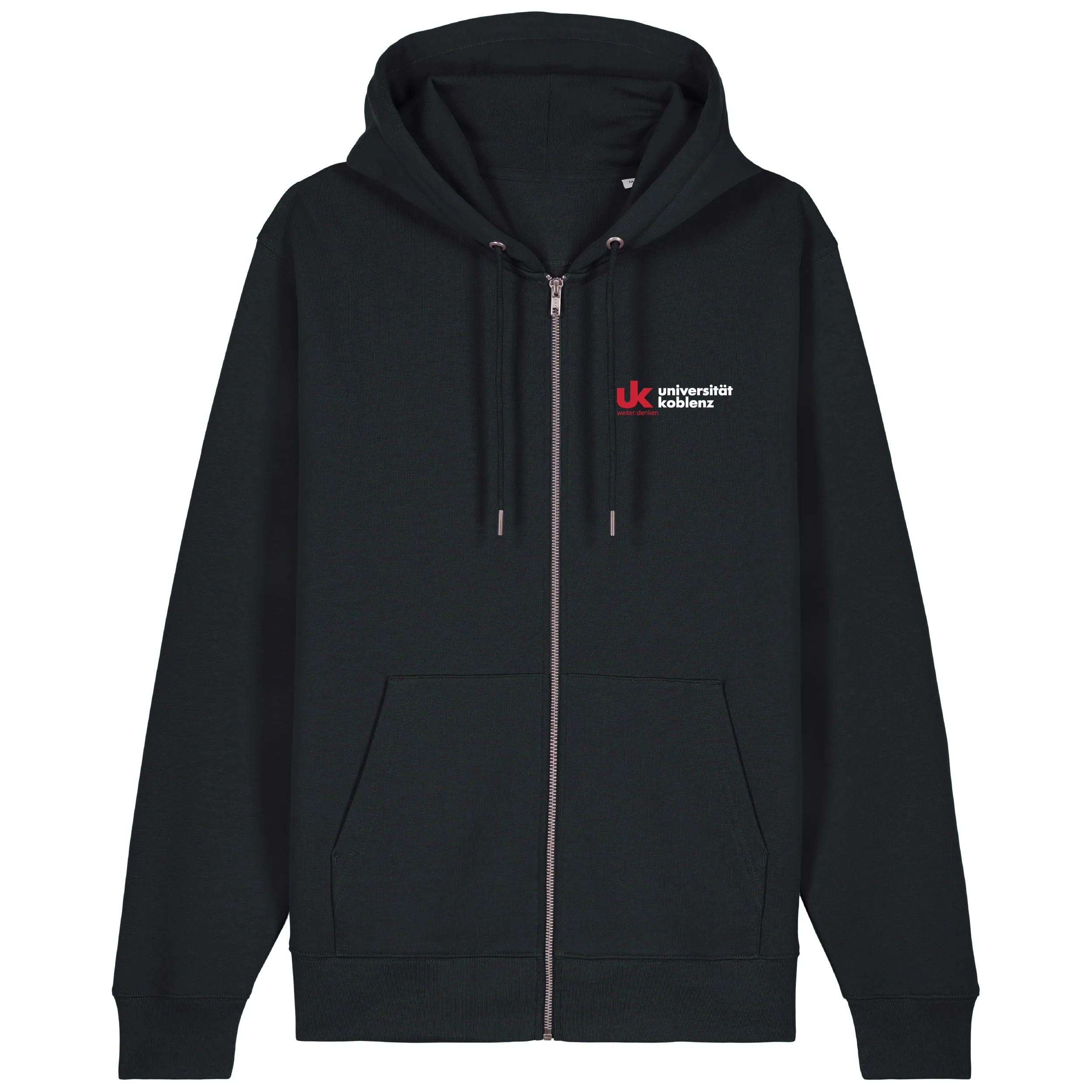 Zip-Hoodie schwarz